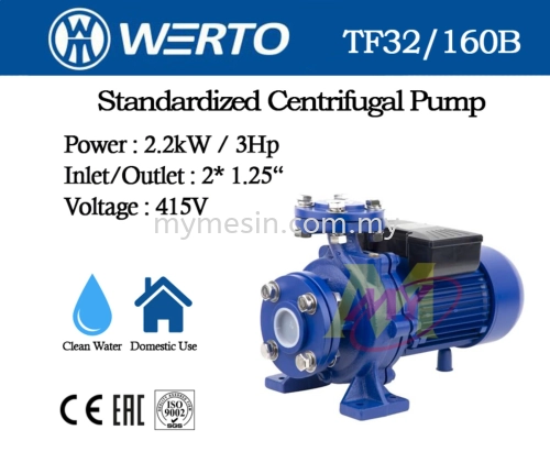 Werto TF32/160 Standardized Centrifugal Pump [Code:9919]