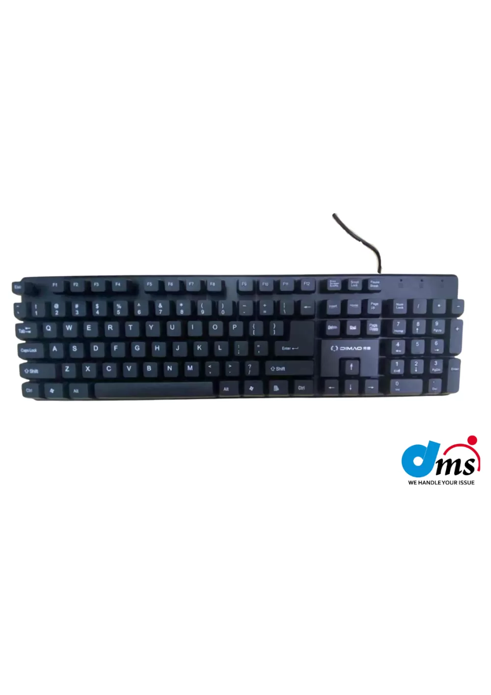 DIMAO DT1100 WIRED BLACK KEYBOARD MOUSE SETS