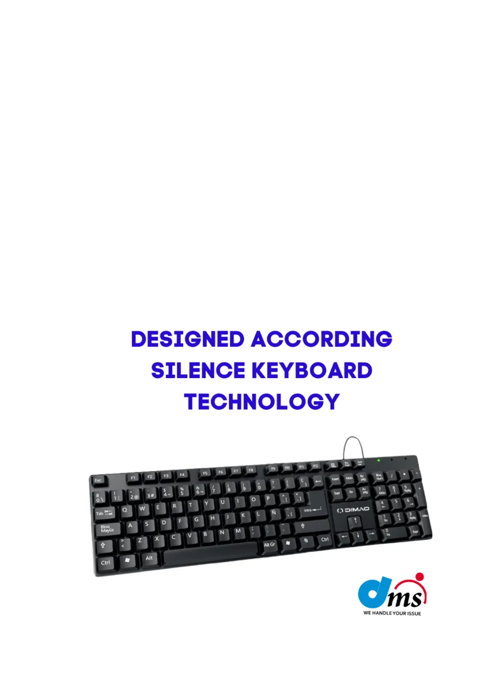 DIMAO DT1100 WIRED BLACK KEYBOARD MOUSE SETS