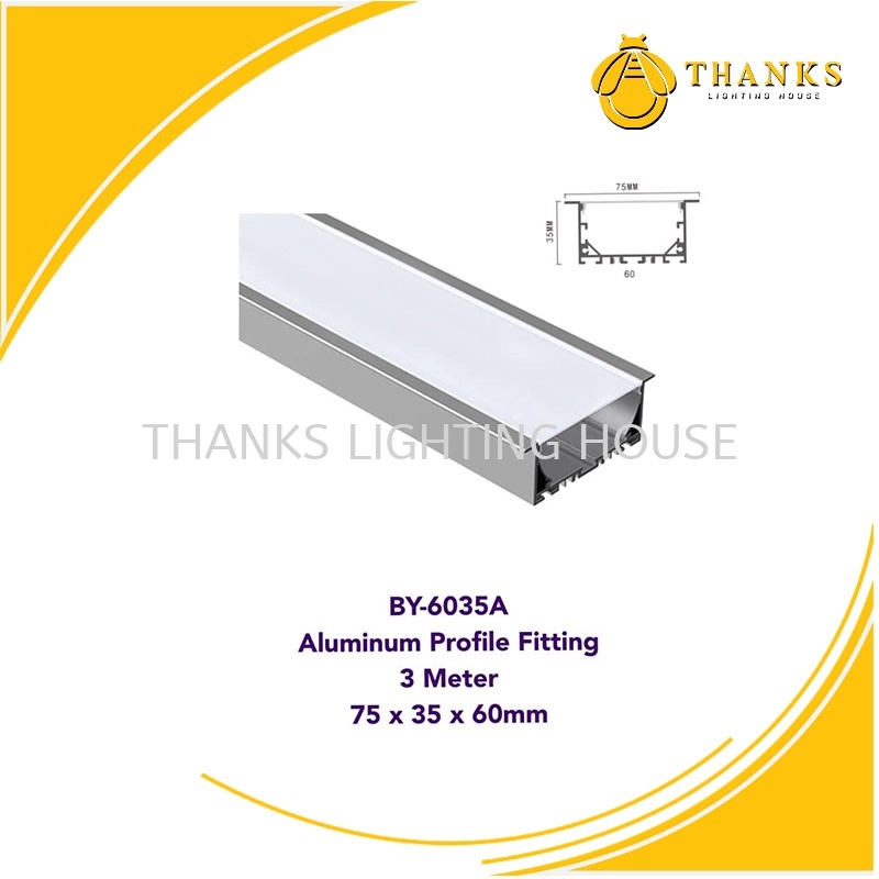 BY-6035A ALUMINIUM CHANNEL LIGHT