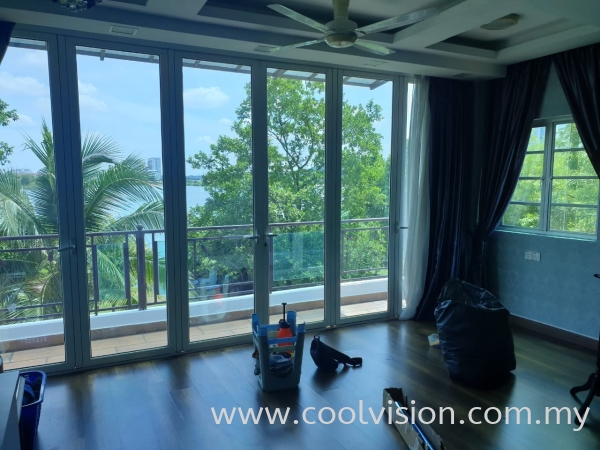 UV Reflective Window Film : Blue / Silver - 2Ply Tinted Window Film @ Puchong Tinted Film Shah Alam, Selangor, Malaysia. Installation, Supplies, Supplier, Supply | Cool Vision Solar Film Specialist