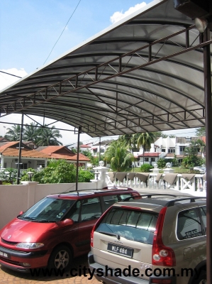 Poly Carbonate Shades / Skylight Awning Design In Kuala Lumpur