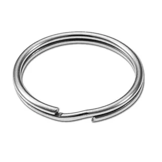 316 Stainless Steel Key Ring 25mm 30mm Split Ring Keyring Keychain Ring for Scuba Diving