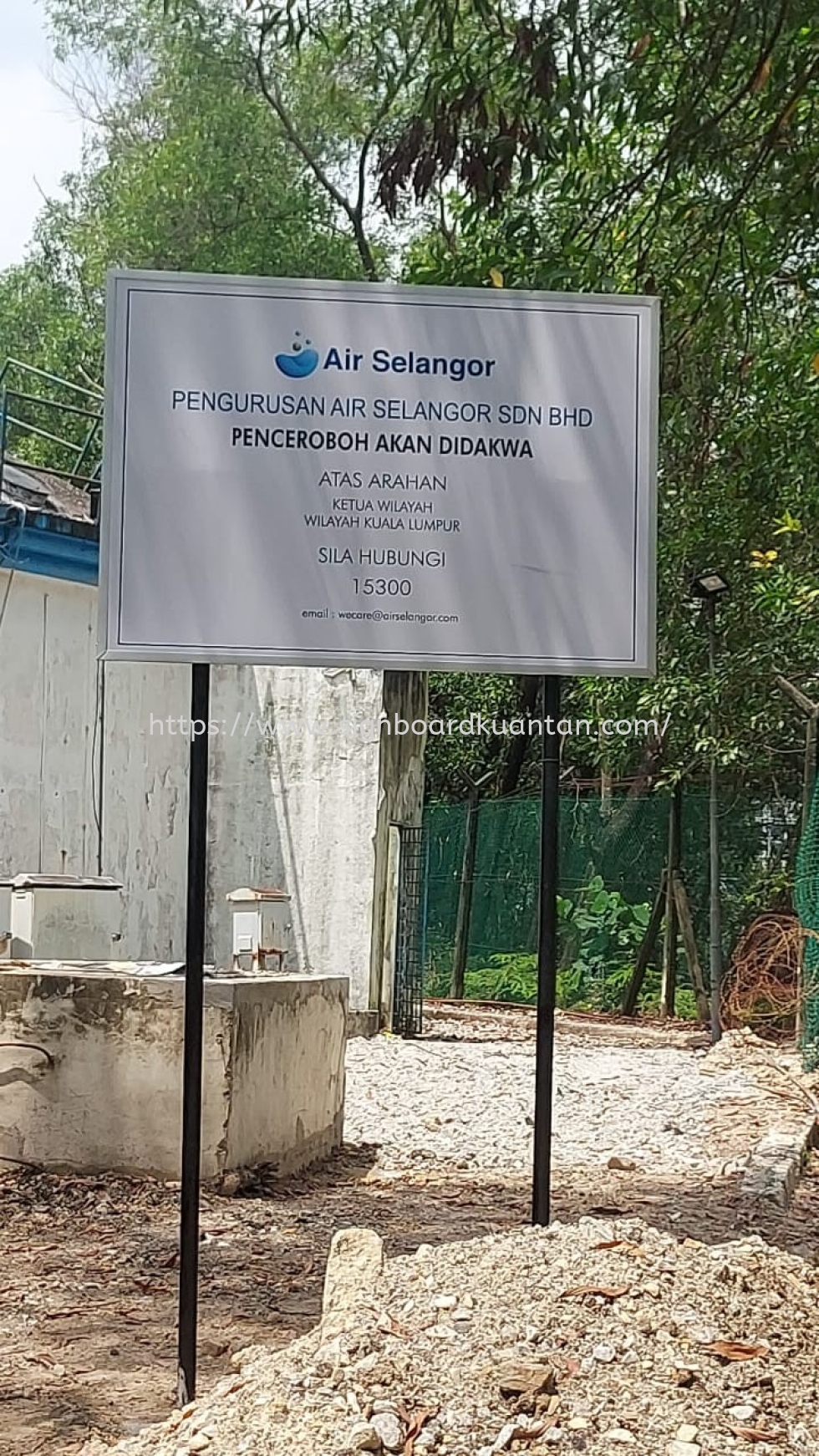 AIR SELANGOR ACP STAND SIGNAGE AT SELANGOR