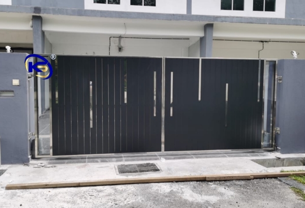 Swing Gate Jalan Wangsa Permai 1, Taman Wangsa Permai Muallim Perak Main Gate  Johor Bahru (JB), Malaysia, Selangor, Kuala Lumpur (KL) Supplier, Suppliers, Supply, Supplies | Knight Services Enterprise Sdn Bhd