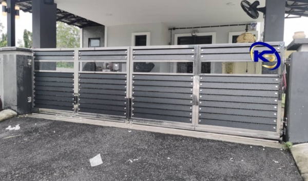 Folding Gate Lapangan Harmoni 7, Taman Lapangan Harmoni 2. Kinta Perak Main Gate  Johor Bahru (JB), Malaysia, Selangor, Kuala Lumpur (KL) Supplier, Suppliers, Supply, Supplies | Knight Services Enterprise Sdn Bhd