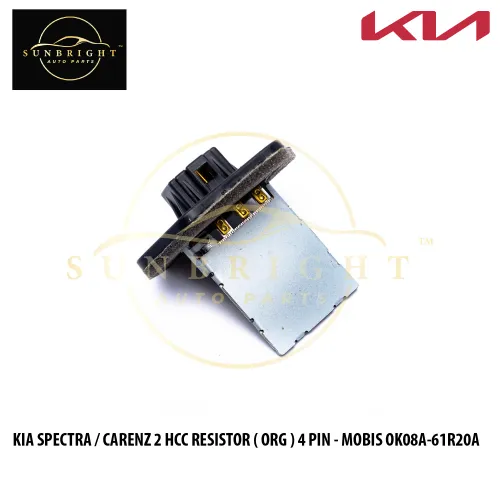 RESHCCKSPEO - KIA SPECTRA / CARENZ 2 / SPORTAGE '05 / CITRA HCC RESISTOR ( ORG ) 4 PIN - MOBIS OK08A-61R20A / OK30C-61B15 / 2400-306925