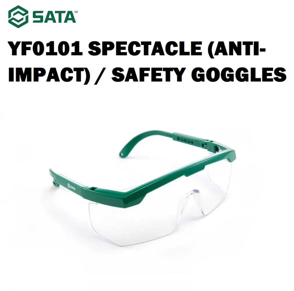 SATA YF0101 1PCS Spectacle / Safety Googles/ Eye Protector (Anti-impact / Fog)