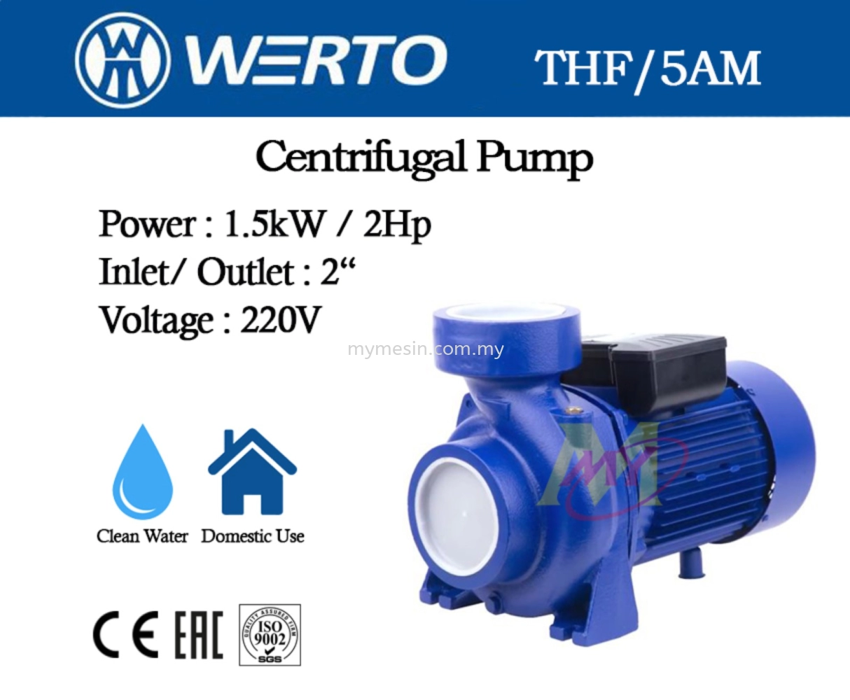 Werto THF/5AM 2000W Centrifugal Pump [Code: 9920]