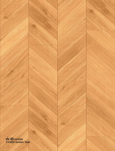 CV3002 GOLDEN TEAK EMPIRE 4.0MM SPC CHEVRON FLOORING Kedah, Malaysia, Alor Setar Supplier, Suppliers, Supply, Supplies | COMFORT FLOOR (M) SDN. BHD.