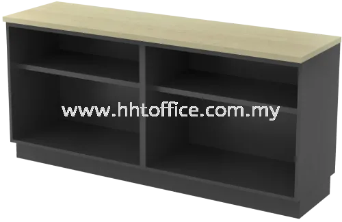 T-YOO 7160/80-Dual Open Shelf Low Cabinet