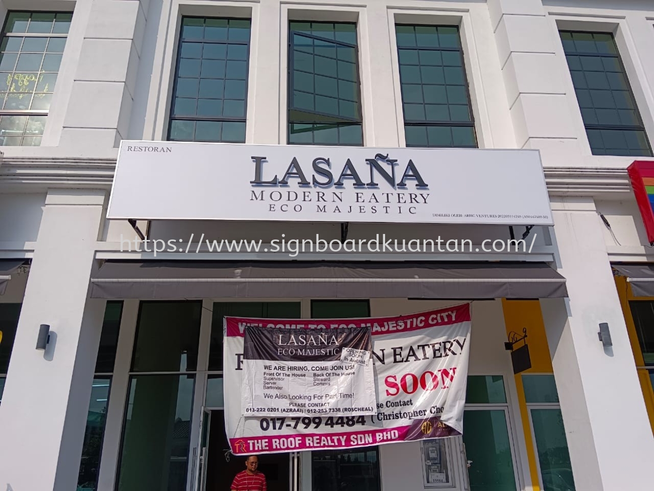 LASANA 3D LED BACKLIT SIGNAGE AT PAHANG