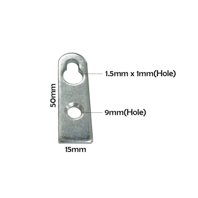 Key Hole Hanger Bracket - 15mm x 50mm 