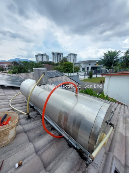 Chateau Garden, Ipoh SERVICE & MAINTENANCE CHECKING LEAKING OF SOLAR STORAGE TANK AND PANELS Perak, Malaysia, Ipoh Supplier, Suppliers, Supply, Supplies | Teck Seng Hin Electric Co. Sdn Bhd