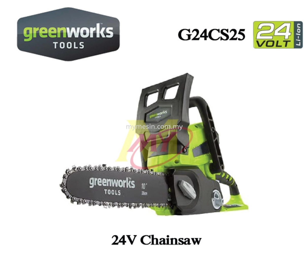 Greenwork G24CS25 24V 25cm ChainSaw