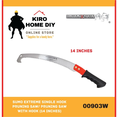 SUMO EXTREME Single Hook Pruning Saw/ Pruning Saw with Hook (14 Inches) - 00903W