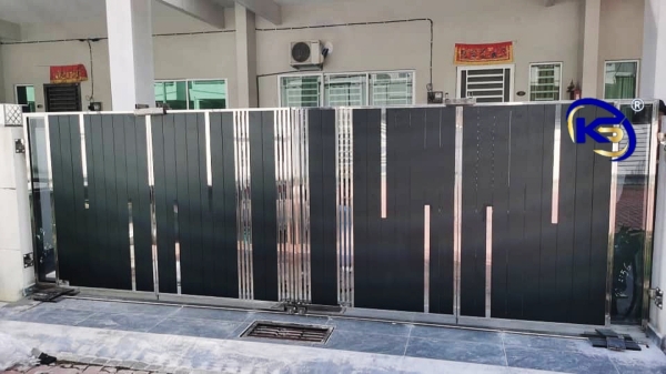 Folding Gate Lorong Villa Mutiara, Bandar Tasek Mutiara  Northeast Penang Island Penang Main Gate  Johor Bahru (JB), Malaysia, Selangor, Kuala Lumpur (KL) Supplier, Suppliers, Supply, Supplies | Knight Services Enterprise Sdn Bhd