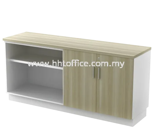 B-YOD 7160/80-Open Shelf + Swinging Door Low Cabinet