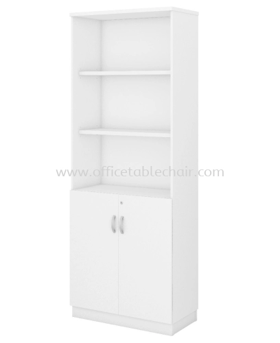 UTHILAH HEIGHT OFFICE CABINET C/W SEMI SWINGING DOOR & OPEN SHELF  AU-YOD 21