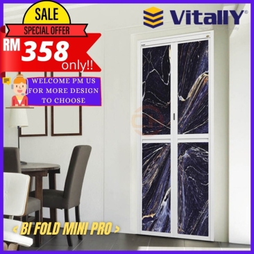 VITALLY Bi Fold, Toilet Door, Aluminium Door, Folding Door,Diy door CUSTOM MADE