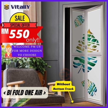 VITALLY BI FOLD ONE AIR TOILET DOOR / ALUMINIUM DOOR CUSTOM MADE