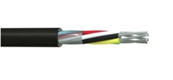  236-9240 - RS PRO Multicore Industrial Cable, 6 Cores, 0.5 mm2, Military, Unscreened, 25m, Black PVC Sheath
