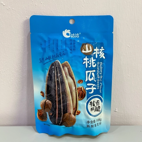 QIA QIA HICKORY SUNFLOWER SEED 108G 核桃瓜子