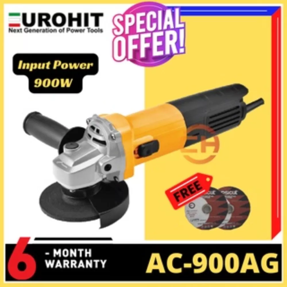  EUROHIT AC-900AG CORDED 900W ANGLE GRINDER ITALY BRAND