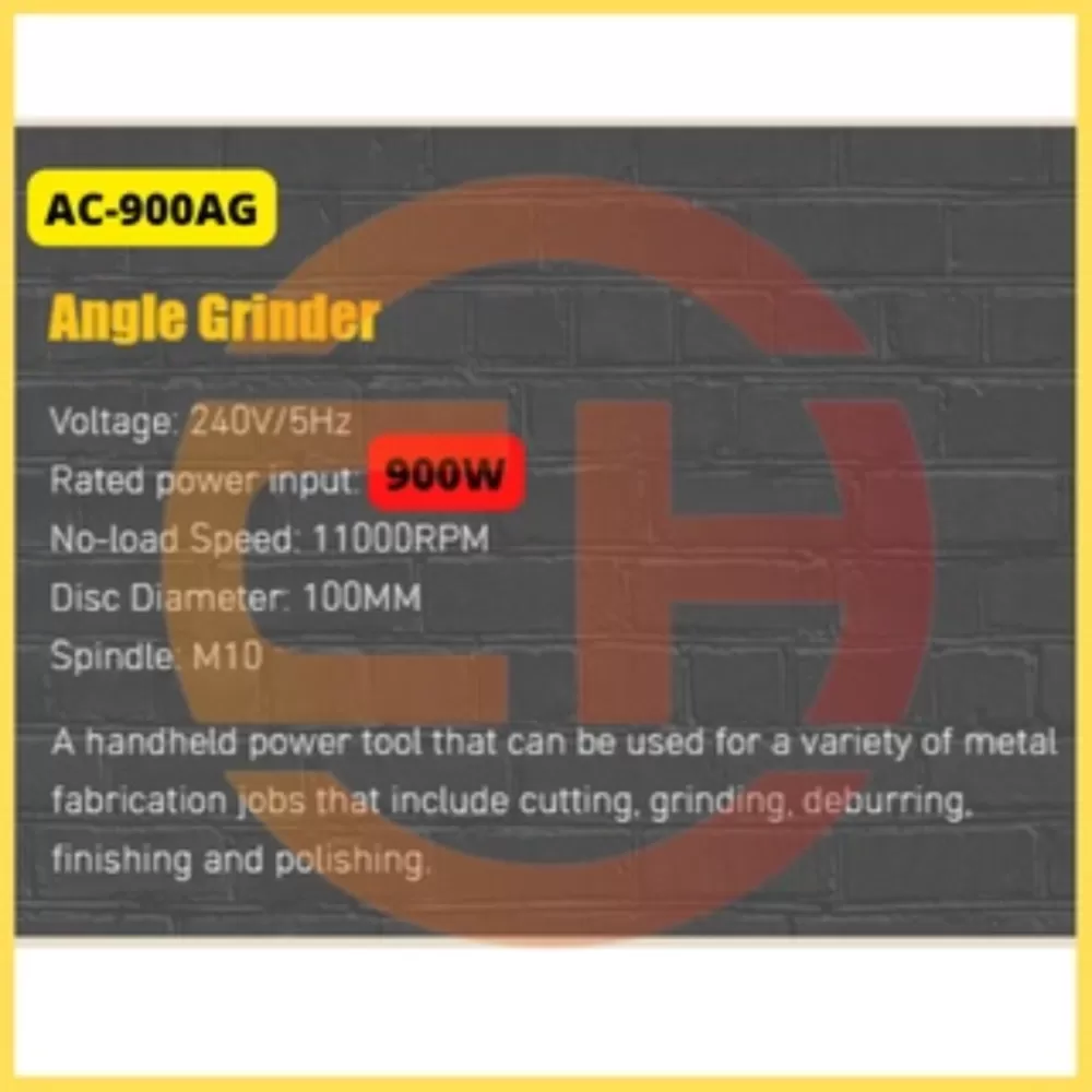  EUROHIT AC-900AG CORDED 900W ANGLE GRINDER ITALY BRAND