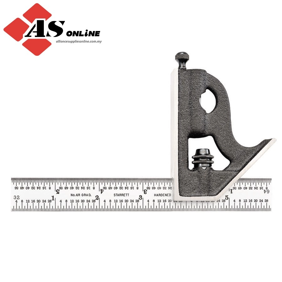 STARRETT 6" Combination Square with Square Head / Model: C11H-6-4R