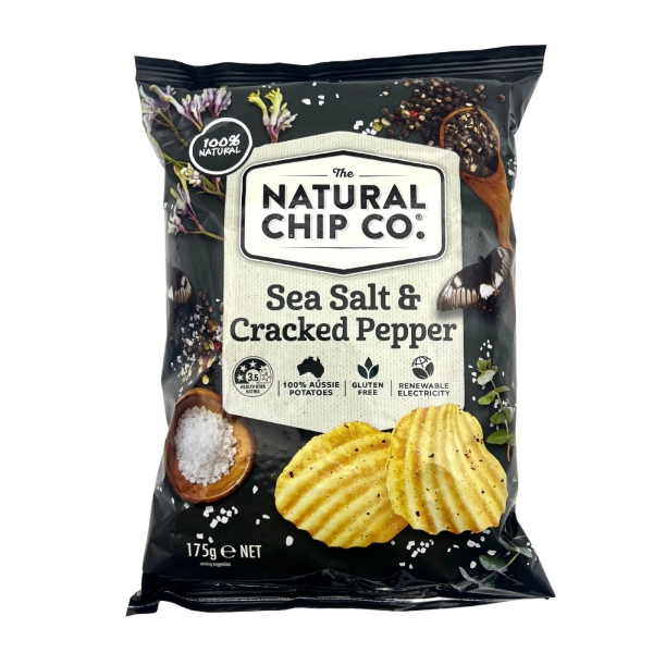 Natural Chip co.Potato Chips (sea salt & cracked pepper)175g Healthy Snacks FOOD Perak, Malaysia, Taiping Supplier, Suppliers, Supply, Supplies | BNC Health Sdn Bhd