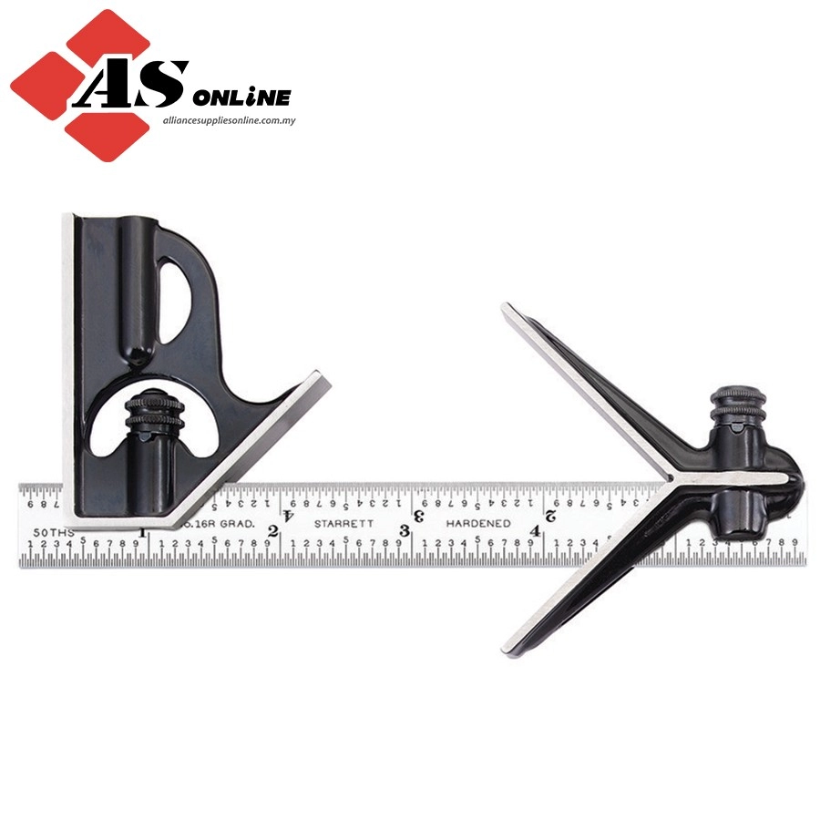 STARRETT 6" Junior Combination Square / Model: 33JHC-6-4R