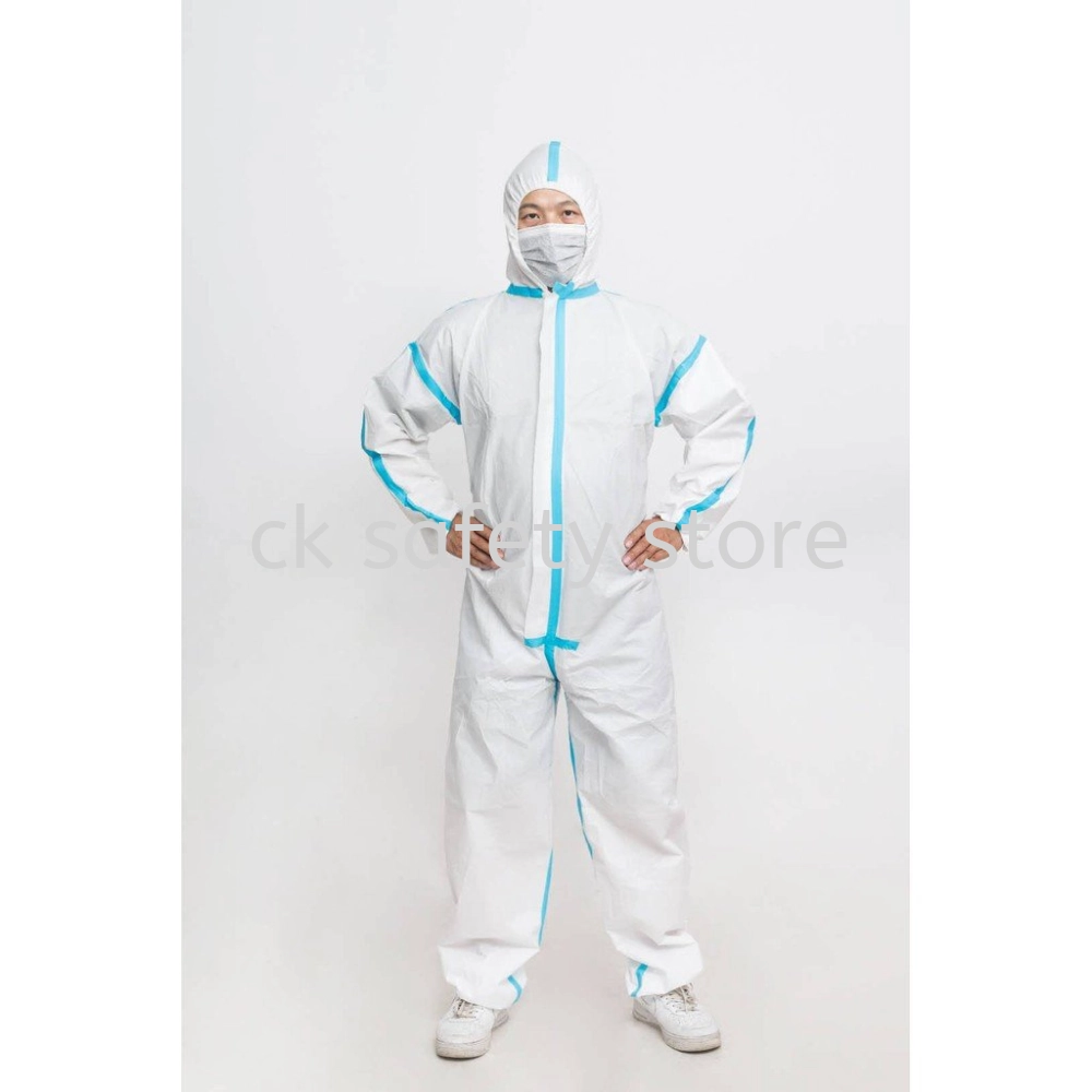 FrontLiner PPE Suit Medical Disposable Coverall Jumpsuit Waterproof ...