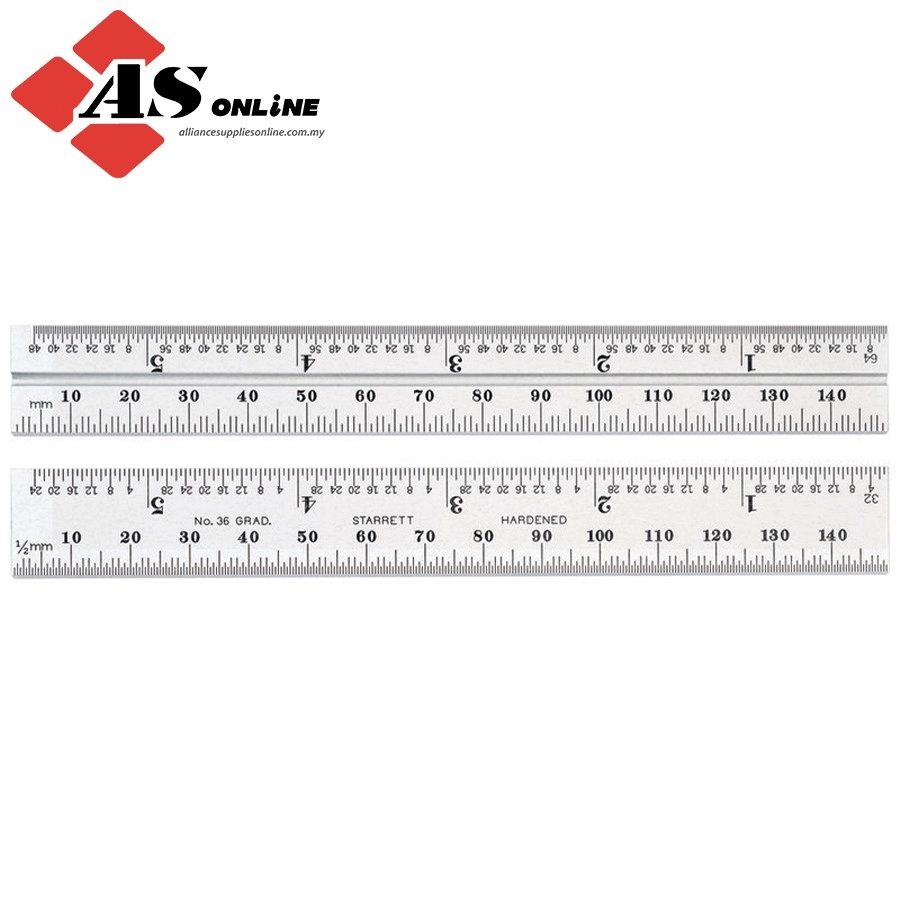 STARRETT Inch and Millimeter Blade Only for Combination Squares / Model: B150-36