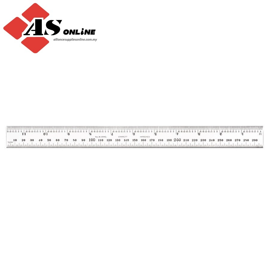 STARRETT Blade Only for Combination Squares, Sets and Bevel Protractors / Model: B300-36