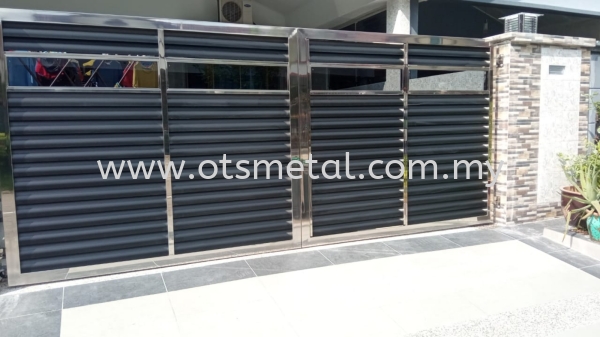 SSG077 Stainless Steel Gate Johor Bahru (JB) Design, Supplier, Supply | OTS Metal Works