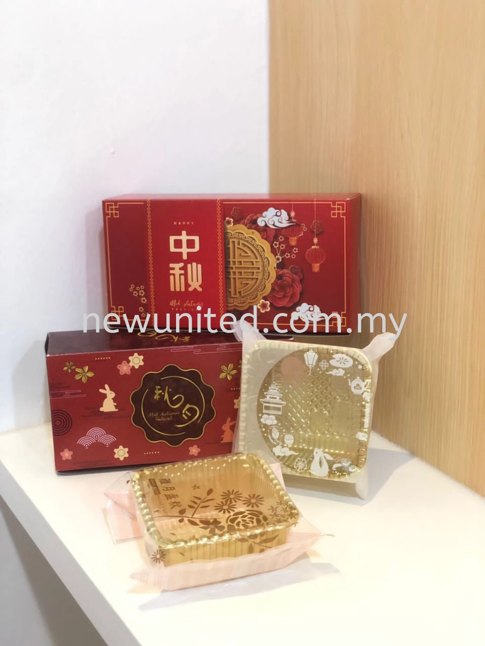 2cavity Folding Mooncake Box 