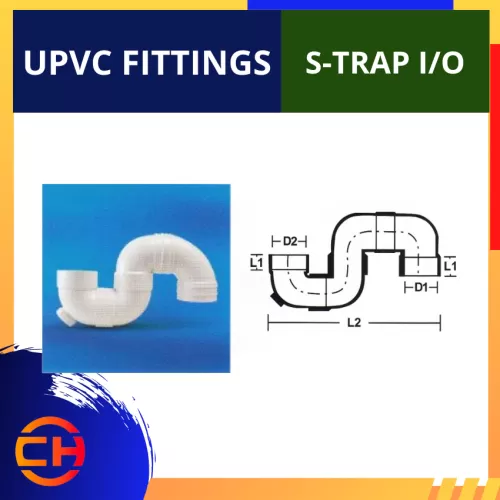 UPVC FITTING S-TRAP I/O