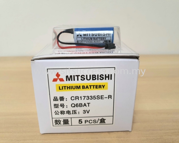 MITSUBISHI Q6BAT CR17335SE-R BATTERY MALAYSIA MITSUBISHI ACCESORIES MITSUBISHI  Klang, Selangor, Kuala Lumpur (KL), Malaysia Industrial Electronic Machine, Factory Power Supplies, Manufacturing Automation Solution | SJT SUCCESS INDUSTRIAL AUTOMATION SDN. BHD.