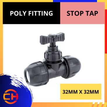 POLY FITTING STOP TAP 32 MM