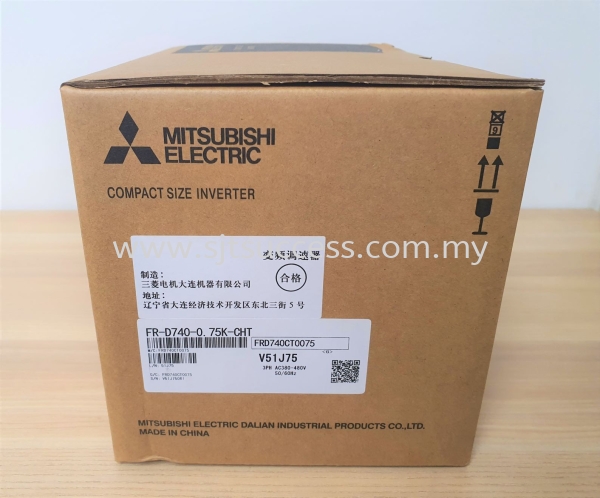 MITSUBISHI FR-D740-0.75K-CHT INVERTER MALAYSIA MITSUBISHI INVERTER MITSUBISHI  Klang, Selangor, Kuala Lumpur (KL), Malaysia Industrial Electronic Machine, Factory Power Supplies, Manufacturing Automation Solution | SJT SUCCESS INDUSTRIAL AUTOMATION SDN. BHD.