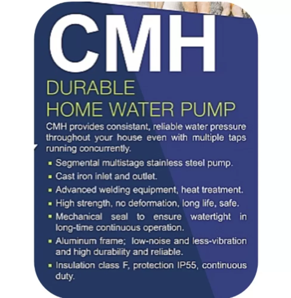 TSUNAMI HOME PUMP WATER PUMP CMH2-40K (0.75HP) HOME PUMP, WATER PUMP, PAM AIR