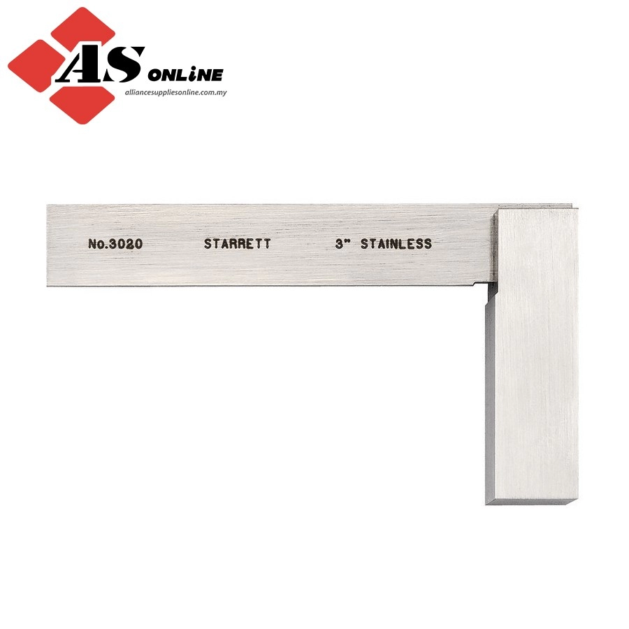 STARRETT Toolmakers Stainless Steel Square / Model: 3020-3