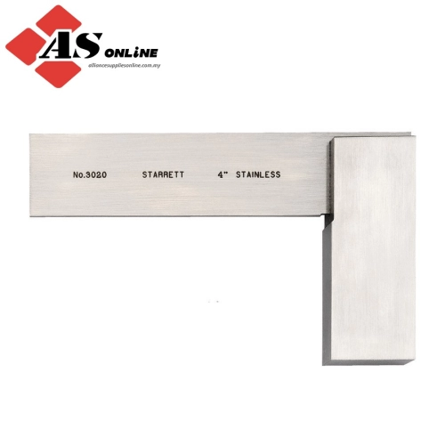 STARRETT Toolmakers Stainless Steel Square / Model: 3020-4 