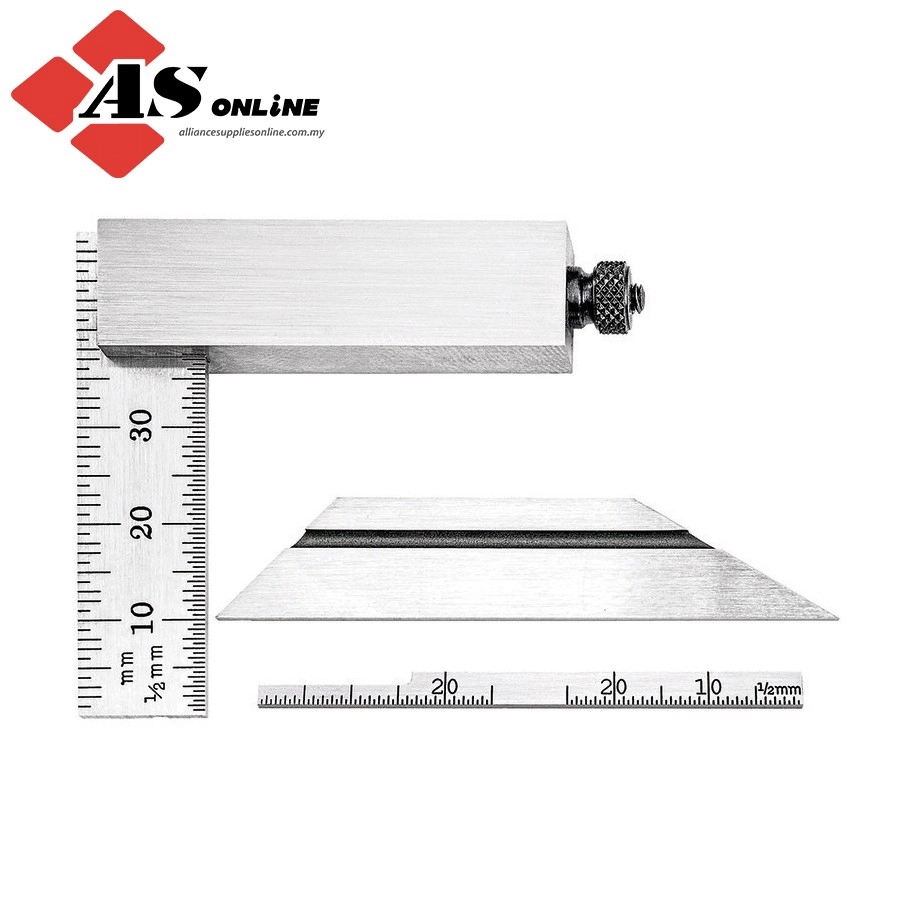 STARRETT Millimeter Reading Double Steel Square / Model: 14MD