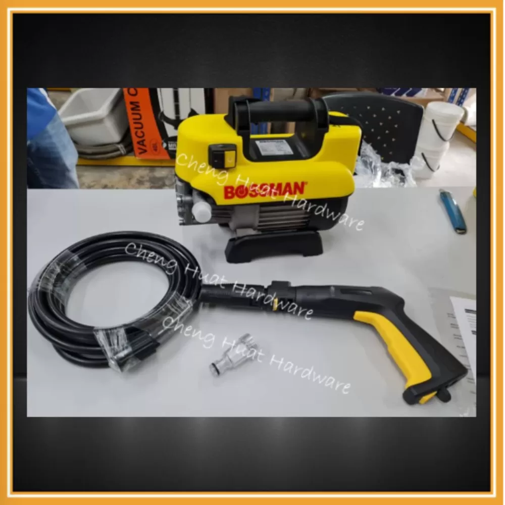 BOSSMAN 120BAR HIGH PRESSURE CLEANER WATER JET BQ4425 (INDUCTION MOTOR) 1800W BQ-4425 BOLEH TAHAN LAMA MASA PAKAI