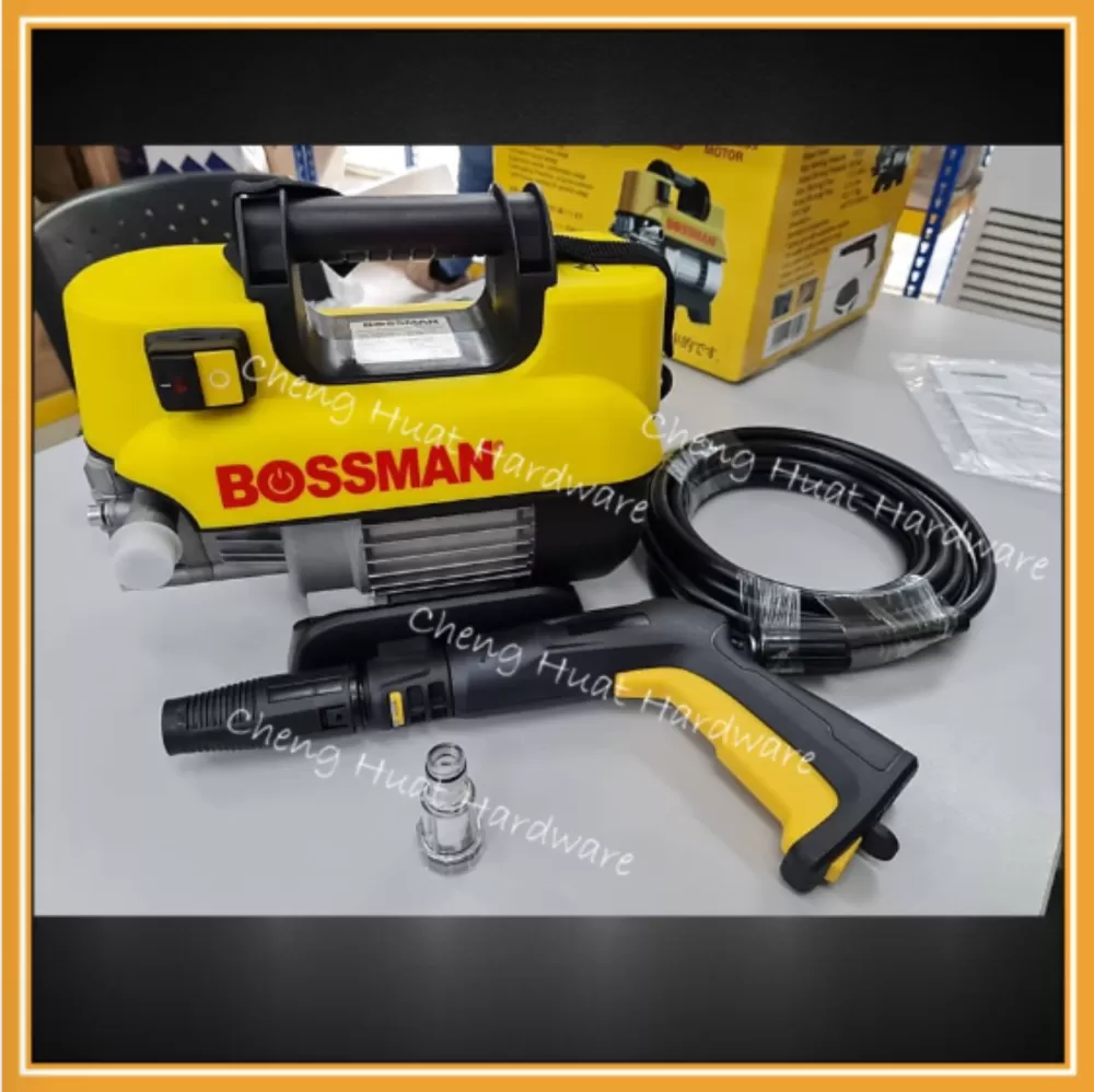 BOSSMAN 120BAR HIGH PRESSURE CLEANER WATER JET BQ4425 (INDUCTION MOTOR) 1800W BQ-4425 BOLEH TAHAN LAMA MASA PAKAI