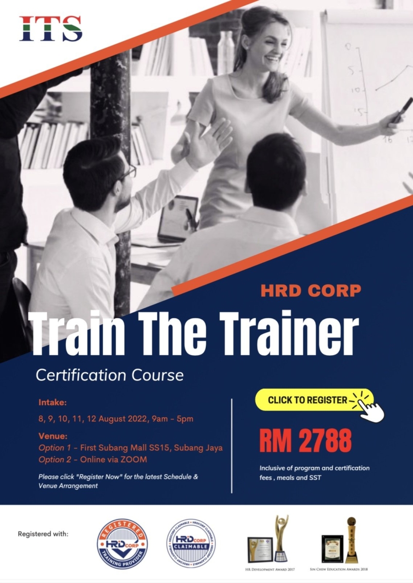 Train The Trainer Certification Course (TTT) @ Subang Jaya Venue Training  Selangor, Subang Jaya, Malaysia, Kuala Lumpur (