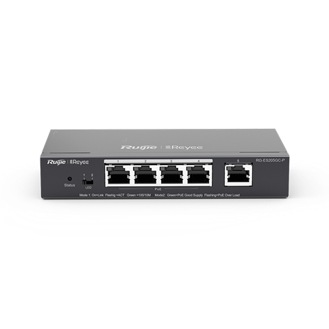 RG-ES205GC-P.RUIJIE 5-Port Gigabit Smart Cloud Mananged PoE Switch SWITCHES RUIJIE NETWORK SYSTEM Johor Bahru (JB), Malaysia, Selangor, Kuala Lumpur (KL), Perak, Skudai, Subang Jaya, Ipoh Supplier, Suppliers, Supply, Supplies | AIASIA TECHNOLOGY DISTRIBUTION SDN BHD