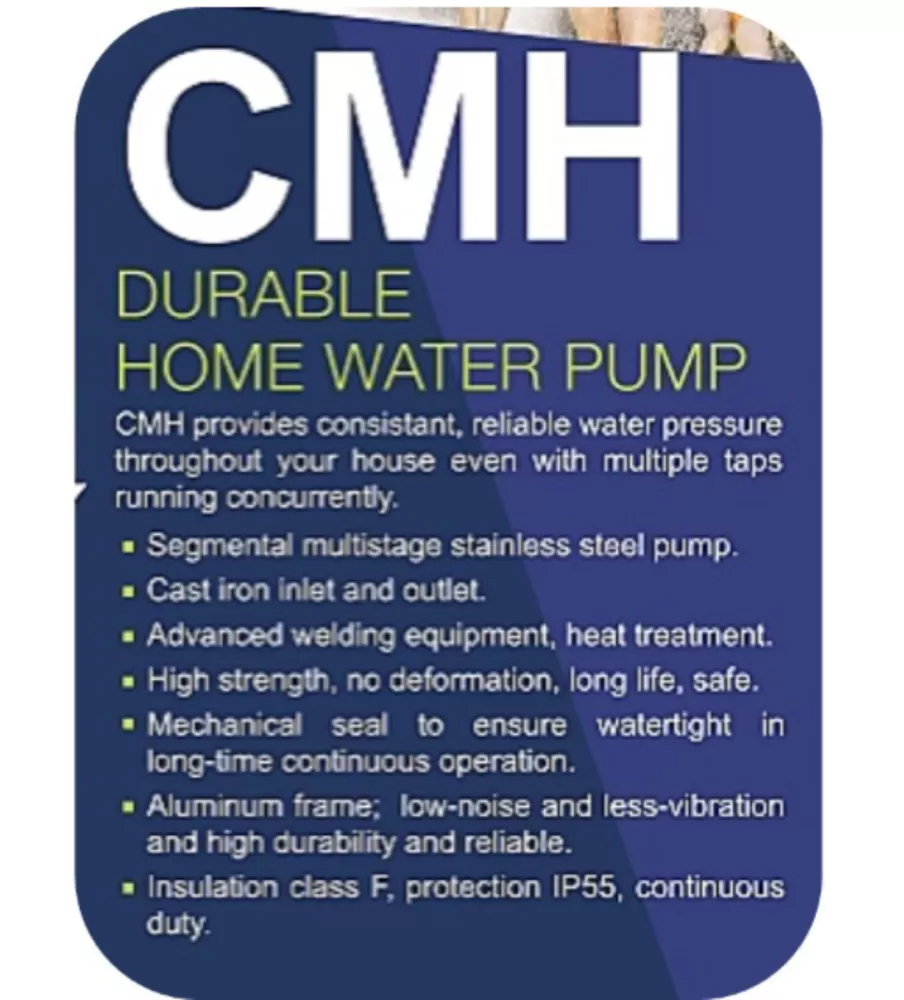 TSUNAMI HOME PUMP WATER PUMP CMH2-50K (0.75HP) HOME PUMP, WATER PUMP, PAM AIR